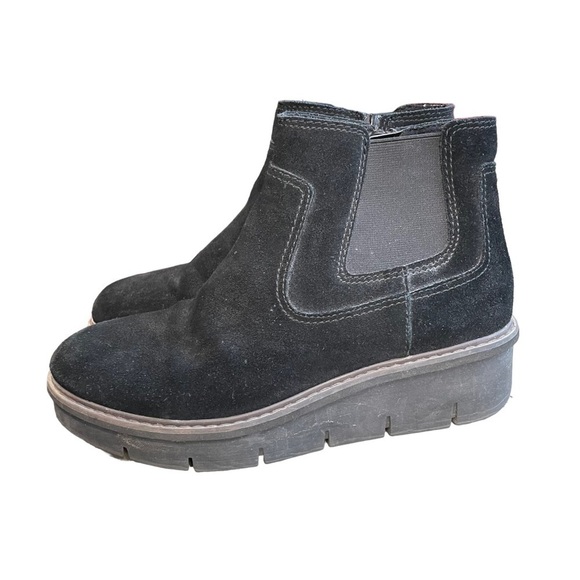 Clarks Airabell Style Womens Bootie Black Suede US Size 7.5 M - Picture 4 of 10